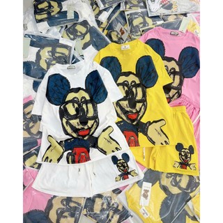 PHẠM THÙY SHOP: SET BỘ PHÔNG IN HÌNH CHÚ CHUỘT MICKEY ĐEO KÍNH