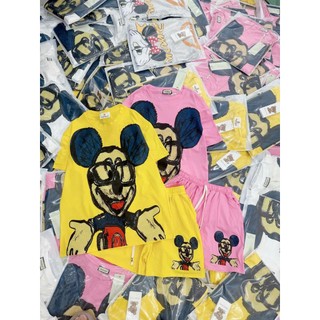 PHẠM THÙY SHOP: SET BỘ PHÔNG IN HÌNH CHÚ CHUỘT MICKEY ĐEO KÍNH