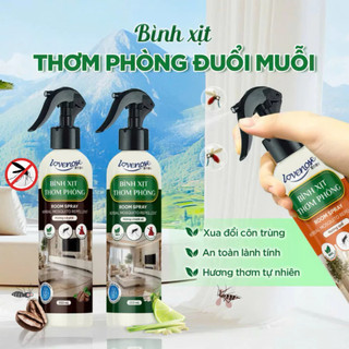 Bình Xịt Thơm Phòng Đuổi Muỗi Lovenose 350ml – Chiết Xuất Tự Nhiên, Khử Mùi & Đuổi Côn Trùng An Toàn | GigaMax Home