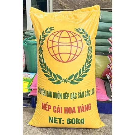 Nếp Cái Hoa Vàng, Nếp Bắc Thơm Dẻo Đậm Vị 10kg