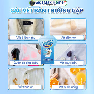 Bột Tẩy Trắng Đồng Phục CleanZ 100g – Đánh Bay Ố Vàng, Vết Dầu Mỡ & Bùn Đất Siêu Tốc | GigaMax Home