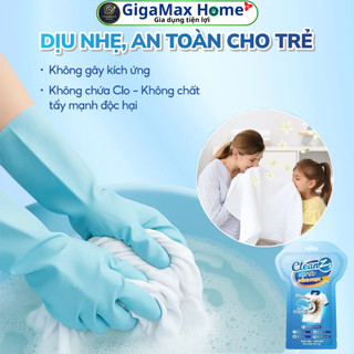 Bột Tẩy Trắng Đồng Phục CleanZ 100g – Đánh Bay Ố Vàng, Vết Dầu Mỡ & Bùn Đất Siêu Tốc | GigaMax Home