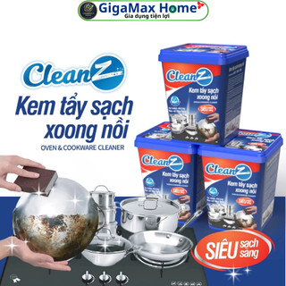 Kem Tẩy Xoong Nồi Đa Năng CleanZ 500g – Đánh Bay Gỉ Sét, Vết Cháy Khét & Dầu Mỡ Cực Đậm Đặc | GigaMax Home