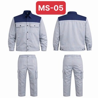 Các mẫu bộ 03. Cả bộ quần và áo bảo hộ lao động. Vải kaki coton cao cấp, mẫu mã đa dạng. Cho nam,nữ