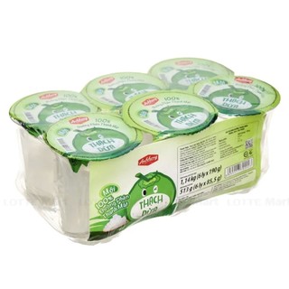 [ Chính hãng] Ánh Hồng thạch dừa lớn 190g*lốc 6