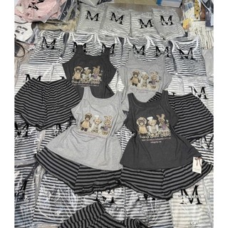 PHẠM THÙY SHOP: SET BỘ ÁO BA LỖ MIX QUẦN KẺ SỌC ẢNH THẬT