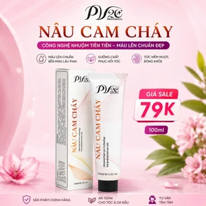 Thuốc nhuộm tóc màu NÂU CAM CHÁY thuốc nhuộm tóc không cần tẩy