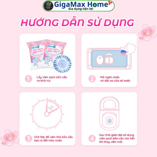 Combo Hộp 20 Viên Thả Bồn Cầu CleanZ 50g – Làm Sạch, Diệt Khuẩn Sinh Học, Khử Mùi Toilet Siêu Tiết Kiệm | GigaMax Home