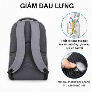 Balo Size Lớn Có Ngăn Đựng Laptop Vải Chống Nước Thiết Kế Công Thái Học Ôm Sát Lưng Chống Mỏi WPB2021