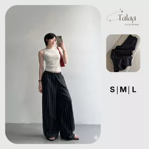 Quần Jean Nữ Ống Rộng Suông Jeans Cạp Cao Phong Cách Style Hàn Quốc TaLaa Clothing TL027