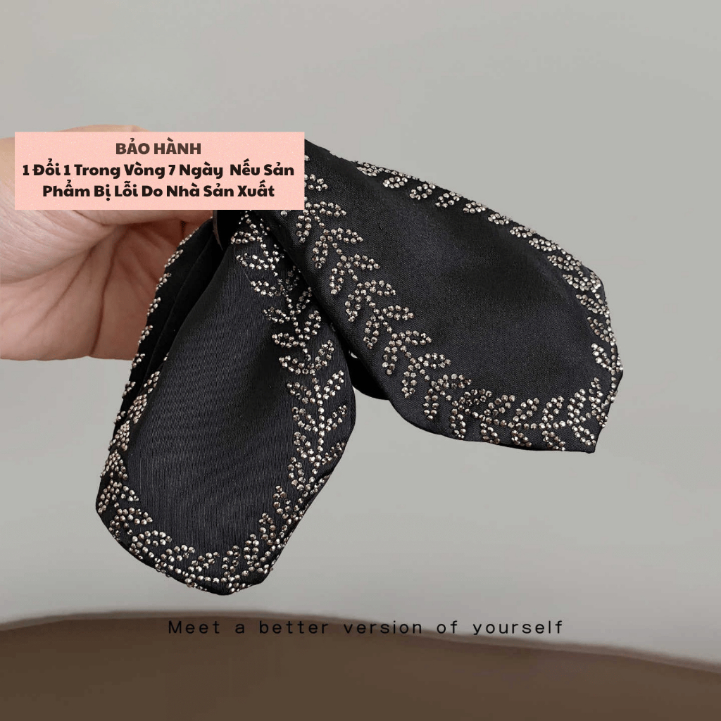 Kẹp Tóc Càng Cua Sin Size 13cm Đính Đá Phong Cách Hàn Quốc Cực Xinh