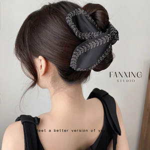 Kẹp Tóc Càng Cua Sin Size 13cm Đính Đá Phong Cách Hàn Quốc Cực Xinh