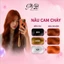 Thuốc nhuộm tóc màu NÂU CAM CHÁY thuốc nhuộm tóc không cần tẩy