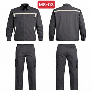 Các mẫu bộ 03. Cả bộ quần và áo bảo hộ lao động. Vải kaki coton cao cấp, mẫu mã đa dạng. Cho nam,nữ