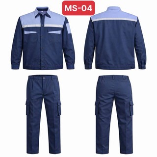 Các mẫu bộ 03. Cả bộ quần và áo bảo hộ lao động. Vải kaki coton cao cấp, mẫu mã đa dạng. Cho nam,nữ