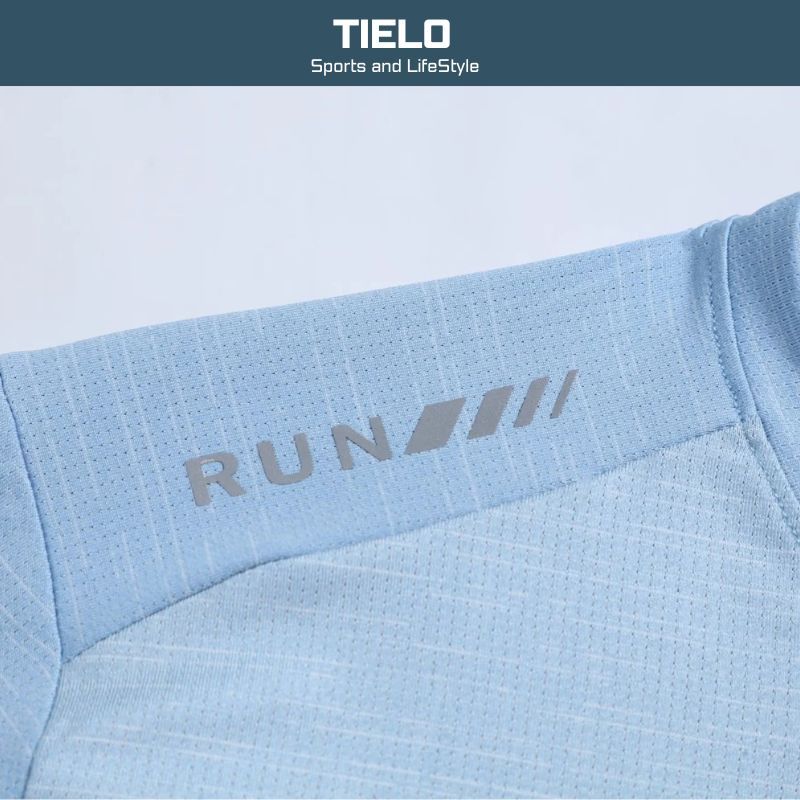 T Shirt Graphic TIELO – Áo thun thể thao nam , co giãn 4 chiều , thoáng khí , nhanh khô , chạy bộ , gym , pickleball