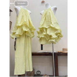 PHẠM THÙY SHOP: SET BỘ TƠ BOI ÁO YẾM TẦNG HOA