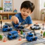 Túi 4 Xe Mô Hình Cho Bé Đồ Chơi Xe Ô Tô Mini Nhiều Chủ Đề Xe Công Trình Xe Cứu Hộ Xe Chữa Cháy