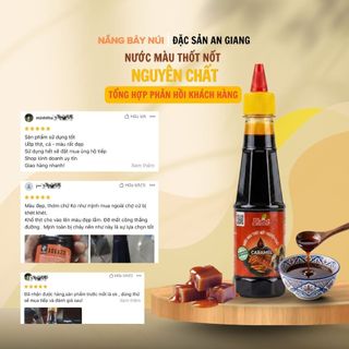 04 Chai Nước Màu Thốt Nốt Nguyên Chất 220ml