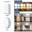 COMBO 5 Đèn led ốp trần nổi vuông tràn viền trắng 24W 3 màu ánh sáng 3000K/4000K/6500K