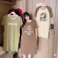 Đầm thun cotton dễ thương. Mẫu y hình 100% Hình shop chục