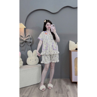 Bộ bầu-bộ sau sinh-BỘ LỬNG ĐŨI HÀN CỔ SEN CÀ RỐT NỔI - hai túi-4 màu