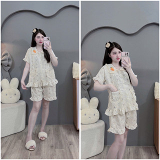 Bộ bầu-bộ sau sinh-BỘ LỬNG ĐŨI HÀN CỔ SEN CÀ RỐT NỔI - hai túi-4 màu