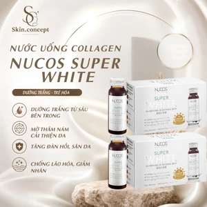 Collagen Nucos Super White Hỗ Trợ Dưỡng Trắng Da, Hỗ Trợ Mờ Thâm Nám Hộp