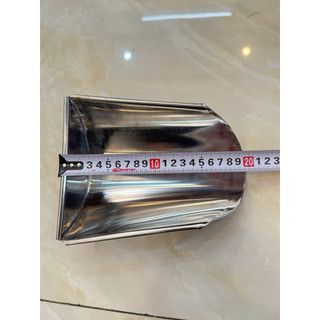 Dụng cụ xúc gạo thức ăn Inox 430 - muỗng xúc gạo, cám, ngũ cốc nhiều kích thước