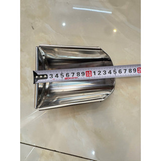 Dụng cụ xúc gạo thức ăn Inox 430 - muỗng xúc gạo, cám, ngũ cốc nhiều kích thước