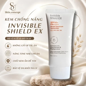 Kem Chống Nắng Epi-Rx Invisible Shield EX SPF 50+ PA++++ Kiềm Dầu, Nâng Tone Nhẹ Nhàng 40ML