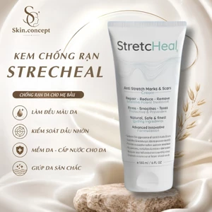 Kem rạn da StretcHeal Mỹ , ngừa rạn da dạng kem dễ thẩm thấu cho mẹ bầu và sau sinh