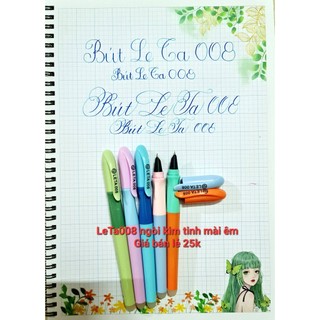 Bút Mài Thủ Công LETA 008 | Bút Luyện Chữ Đẹp Thanh Đậm | Ngòi Mài Êm Trơn Cho Học Sinh Tiểu Học
