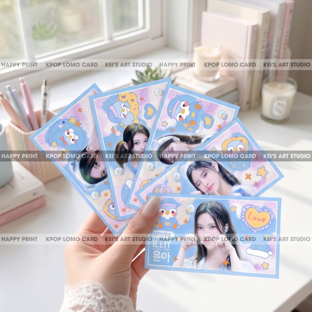 [GOM IN] Card des Illit: Yunah, Minju, Moka, Wonhee và Iroha