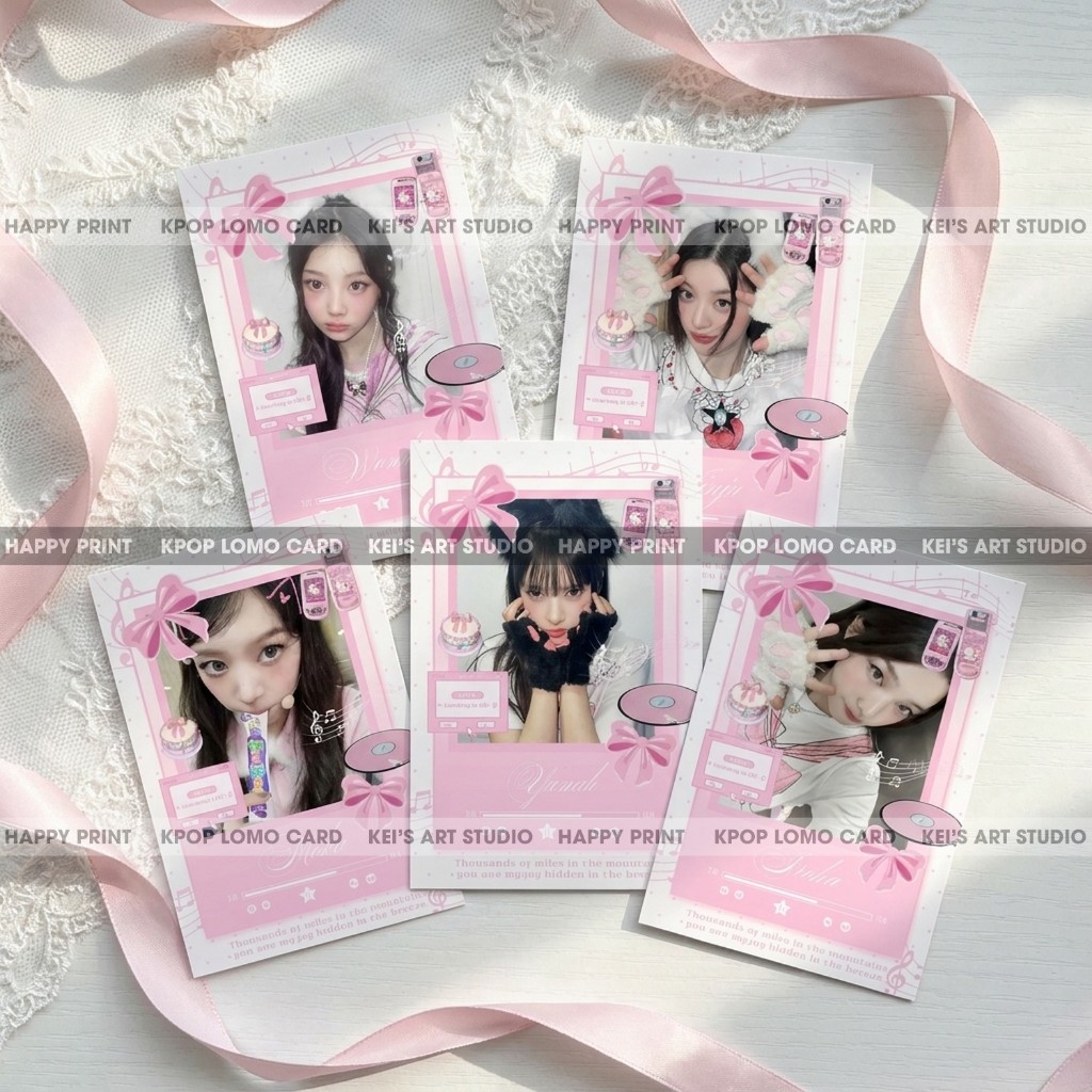 [GOM IN] Card des Illit: Yunah, Minju, Moka, Wonhee và Iroha