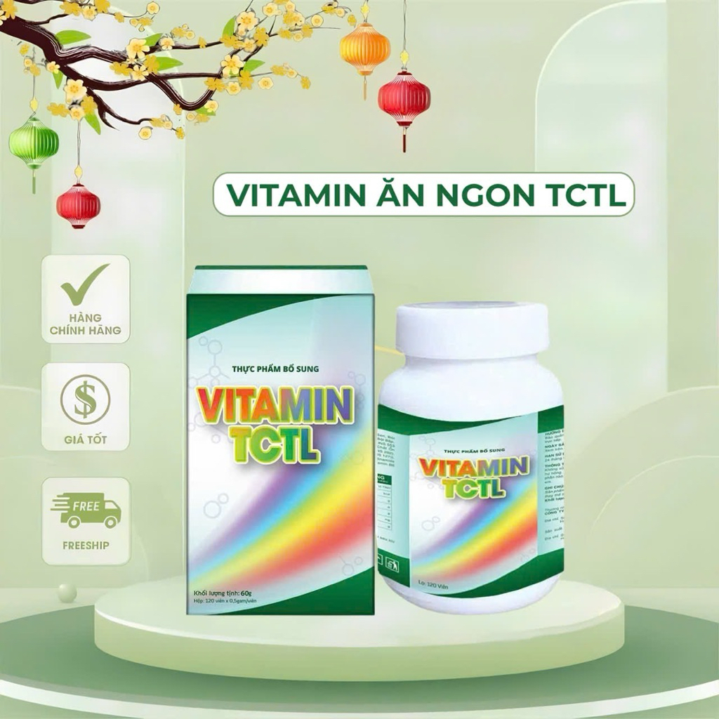 (Chính hãng) Viên ăn ngon tăng cân TCTL-phiên bản cao cấp-Thực phẩm bổ sung