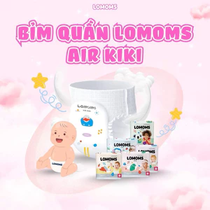 Tã/Bỉm Lomoms Air Kiki Hàn Quốc đủ size cho bé từ NB đến 3XL