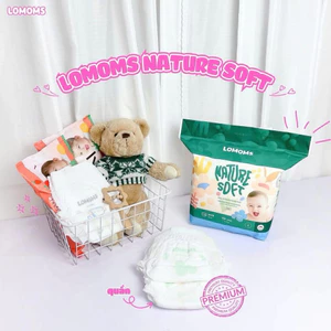 Tã/bỉm Lomoms Nature Soft Ngày và Đêm Premium Hàn Quốc đủ size từ NB đến 3XL