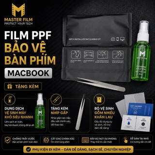 Dán PPF bàn phím macbook (trong suốt nhám như zin)