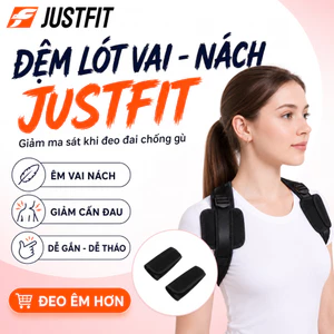 Combo 02 Miếng Đệm Lót Vai - Nách, Giảm Ma Sát khi dùng với ĐAI CHỐNG GÙ LƯNG JUSTFIT