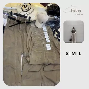 Quần Jean Suông Nâu Khói Thanh Lịch Tôn Dáng Talaa Clothing TL023