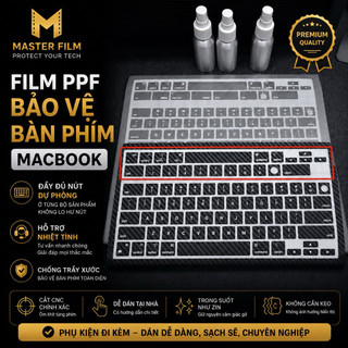 Dán PPF bàn phím macbook (trong suốt nhám như zin)