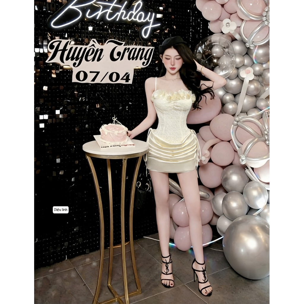 Đầm xinh mới về🥰 Nâu, kem, đen