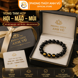 Vòng tam hợp hợi mão mùi - vòng phong thủy tuổi hợi - vòng tay may mắn tài lộc bình an