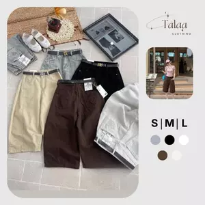 Quần Jean Lửng Thêu Túi Sau Phong Cách Retro Talaa Clothing TL024