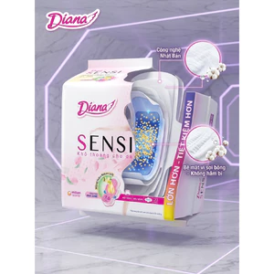BVS DIANA SENSI SIÊU MỎNG CÁNH 23CM (GÓI LỚN 20 MIẾNG) – KHÔ THOÁNG CHO DA NHẠY CẢM