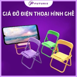 Giá Đỡ Điện Thoại Hình Ghế – Kệ Để Bàn Mini Gấp Gọn, Chống Trượt, Tiện Lợi Cho Smartphone Futuris