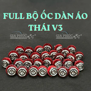 Full Bộ Ốc Dàn Áo Salaya INOX 304 [Mẫu Thái V3] AB Wave Vario Ex Win Xipo Mio Jupiter Sonic Dr Si Fu
