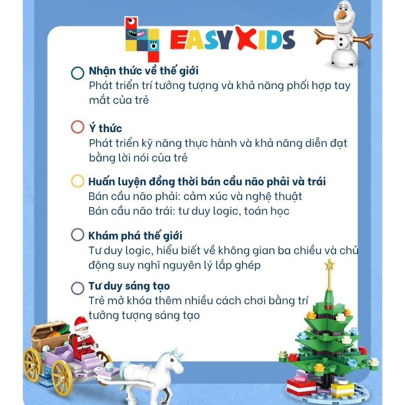 Đồ chơi lắp ráp lâu đài băng công chúa nhiều chi tiết cho bé từ 6 tuổi