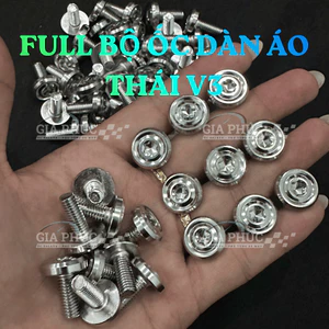 Full Bộ Ốc Dàn Áo Salaya [Mẫu Thái V3] Vision Click Jupiter Xipo AB Wave Mio Satria Sonic Dr Si Fu Vario Ex W